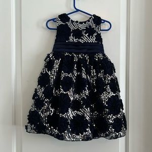 Cinderella sequin floral overlay dress size 2t